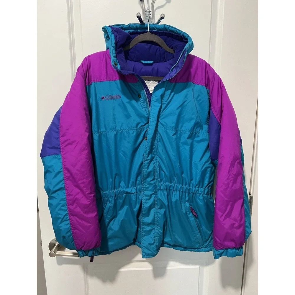 COLUMBIA Youth Insulated Hooded‎ Parka Winter Jacket Coat - Vintage - Size 18/20